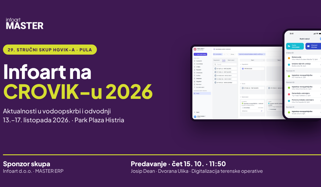 Infoart sponzor CROVIK 2026. konferencije